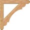 Ekena Millwork Olympic Craftsman Smooth Bracket w/ Offset Brace, Western Red Cedar, 7 1/2"W x 48"D x 48"H BKT0806X48X48OLY04SWR - alternate 2